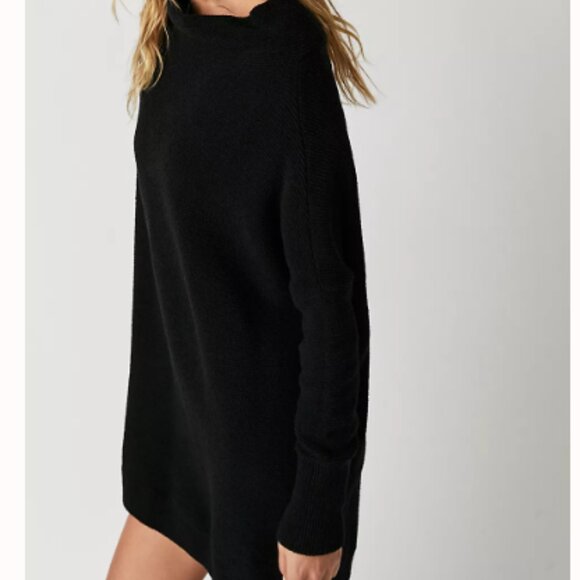 Free People Black Turtleneck Sweater - Picture 3 of 7